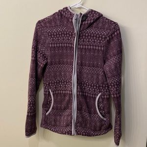 Prana Patterned Full-Zip Fleece